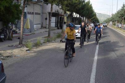Dicle’de pedallar sağlıklı yaşam için çevrildi