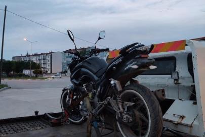 Edirne’de abartı egzozlu motosiklete 27 bin 629 TL ceza