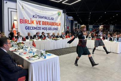 Ege Bölgesi Kütahyalılar Federasyonu’ndan Birlik ve Beraberlik Gecesi