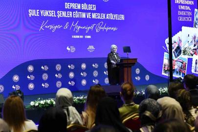 Emine Erdoğan: "Kadınların ekonomik hayata katılması, afet sonrası toparlanma döneminde büyük öneme sahiptir"
