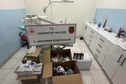 Gaziantep’te ruhsatsız diş kliniğine jandarma operasyonu: 2 sahte doktor yakalandı