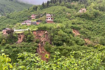 Giresun’da heyelan riski nedeniyle toplam 33 konut tahliye edildi