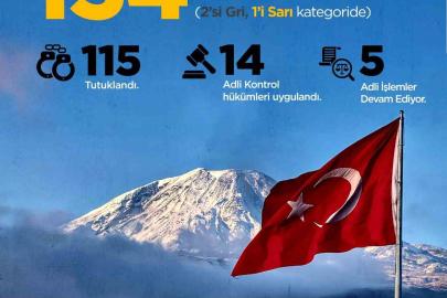 İçişleri Bakanlığı: "Yılbaşından bu yana ikna yoluyla 134 terör örgütü mensubu teslim oldu"