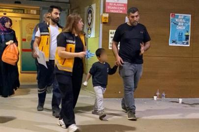 İnegöl’de elektrik akımına kapılan 4 yaşındaki çocuk hastanelik oldu