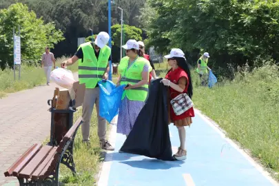 İzmit'te Bıçkıdere Göleti’nde çevre için el ele