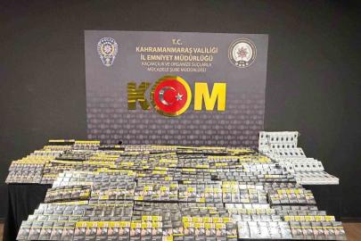 Kahramanmaraş’ta kaçak sigara ve tütün operasyonu