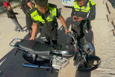 Karaman’da ‘dur’ ihtarına uymayan motosikletliye 611 bin lira ceza kesildi