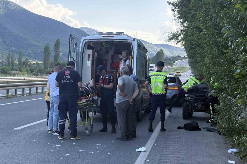 Kastamonu’da ATV kazası: 1 yaralı