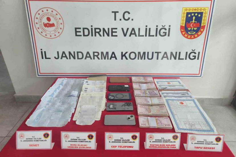 Keşan’da 6 şüpheli "tefecilik" iddiasıyla gözaltına alındı