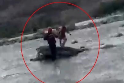 Kezer Çayı’nda mahsur kalan çocuğu AFAD kurtardı