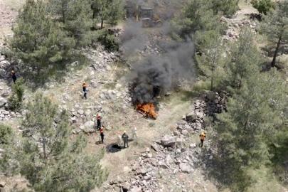Kilis’te orman yangını müdahale tatbikatı yapıldı