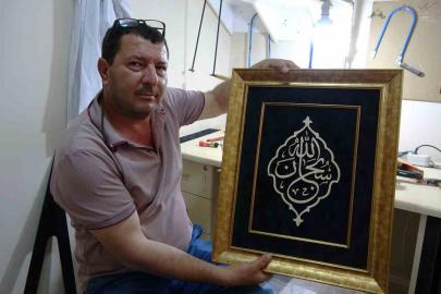 Kızının okul ödeviyle başladı, sanatın ustası oldu