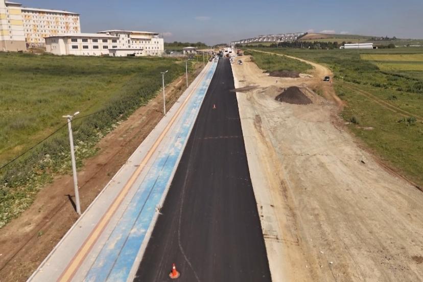 Köseilyas-NKÜ Hayvan Hastanesi yolu tamamlandı: Yurtta kalan öğrenciler de rahatladı