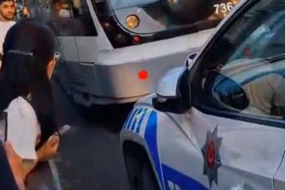 Laleli’de raylara düşen çocuk tramvayın altında kalarak öldü