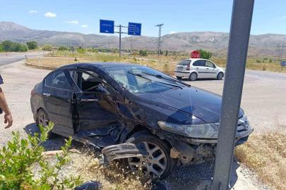 Malatya’da iki araç çarpıştı: 2 yaralı