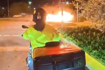 Maltepe Sahili’nde kazada otomobil alev topuna döndü: 2’si ağır 4 yaralı