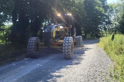 Musababa köyünde yol çalışmaları sürüyor