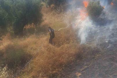Nazilli Belediyesi ekipleri Bozyurt’taki yangın söndürme çalışmalarına destek veriyor