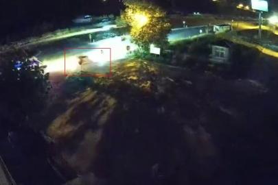 Ölümlü kazanın güvenlik kamerası görüntüleri ortaya çıktı