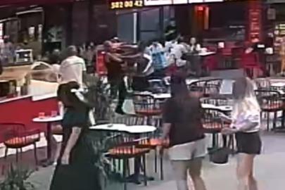 Polisten kaçan şüpheliyi tek yumrukla yere serdi