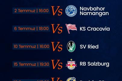 RAMS Başakşehir’in hazırlık maçları programı belli oldu