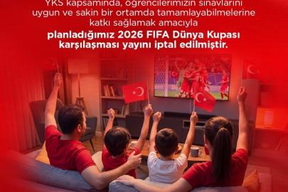 Samsun’da milli maç gösterimine YKS arası