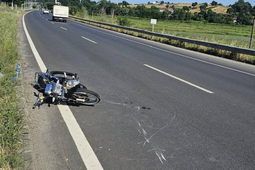 Samsun’da Motosiklet kazası: 2 yaralı