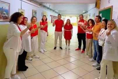 Samsun’da öğretmenlerden A Milli Takım’a klipli destek