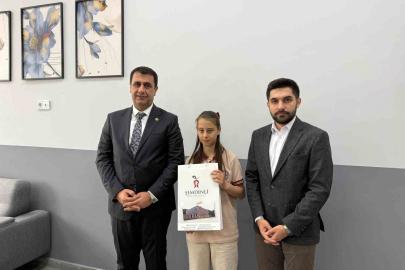 Şemdinlili öğrenci bursluluk sınavından 500 tam puan aldı