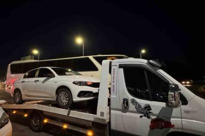 Serik’te korsan taşımacılık yapan 2 araca ceza