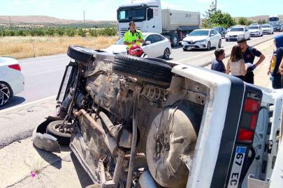 Ters dönen otomobildeki 8 aylık bebek hayatını kaybetti