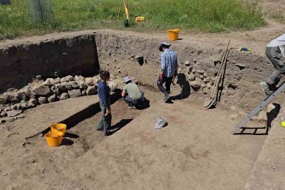 Uşaklı Höyük’teki kazılarda eski çağlara ait ritüel alanları araştırılıyor
