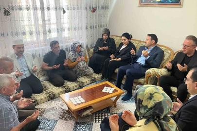 Vali Işın’dan Muhammet Çakıcı’nın ailesine taziye ziyareti