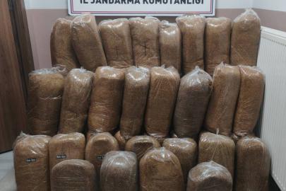 Yolcu otobüsünde 510 kilo kaçak tütün bulundu