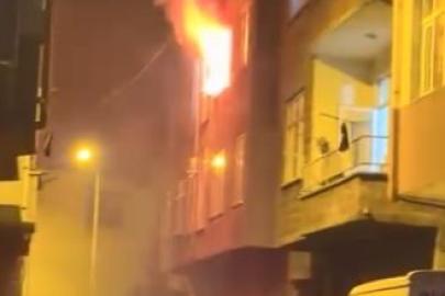 Artvin’in Hopa ilçesinde ev yangını