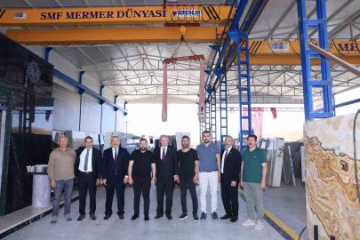 ATO Başkanı Baran, Yuvaköy Mermerciler Sitesi’nde sektör temsilcileriyle bir araya geldi
