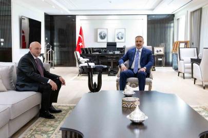 Bakan Fidan, Ankara İl Emniyet Müdürü Yüksek’i kabul etti