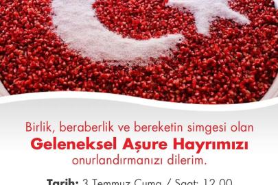 Başkan Aytekin Kaya vatandaşları aşure hayrına davet etti
