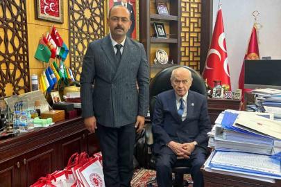 Başkan Kavaklıgil, MHP Genel Başkanı Bahçeli’ye ilçedeki çalışmalarla ilgili bilgi verdi