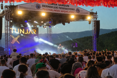 Bursa'da Samsunlular festival coşkusu yaşadı