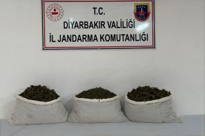 Diyarbakır’da 107 kilo esrar maddesi ele geçirildi