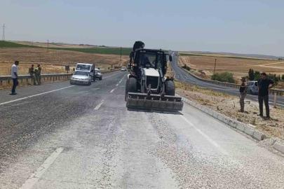 Diyarbakır’da hafriyat kamyonu devrildi: 1 yaralı