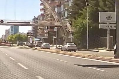 Diyarbakır’da üst geçitten düşen şahıs yaralandı