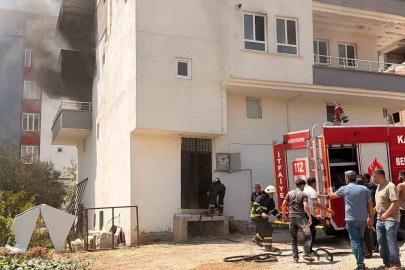 İşçilerin kaldığı evde yangın: 2 kişi dumandan etkilendi