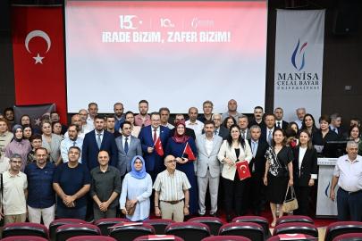 Manisa CBÜ’de 15 Temmuz anma programı gerçekleştirildi