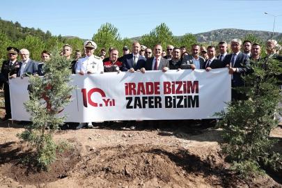 Muğla’da 15 Temmuz Demokrasi ve Milli Birlik Günü kapsamında etkinlikler düzenlendi