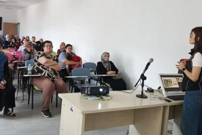 Nazilli’de kadın sağlığı, narkotik ve mahremiyet konularında eğitim verildi