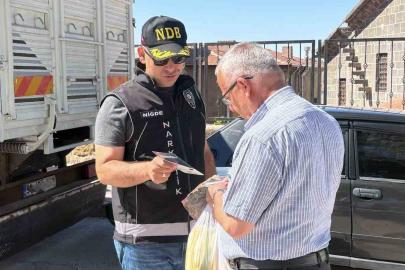 Niğde polisinden uyuşturucuya karşı bilinçlendirme seferberliği