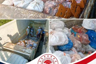 Sakarya’da bir işletmede 5 buçuk ton etiketsiz et ele geçirildi
