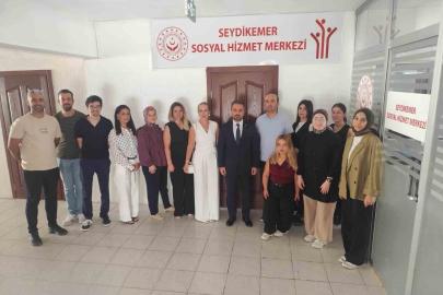 Sosyal Hizmetler İl Müdürü Selçuk Seydikemer’de denetim gerçekleştirdi